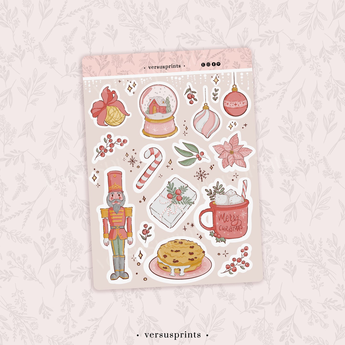 Christmas Sticker Sheet, Part 1