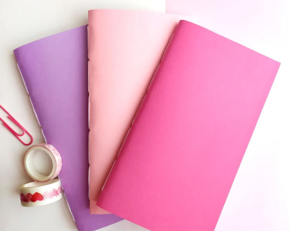 3-Pack Notebook, Hand-stitched Journal Inserts, 60 pages