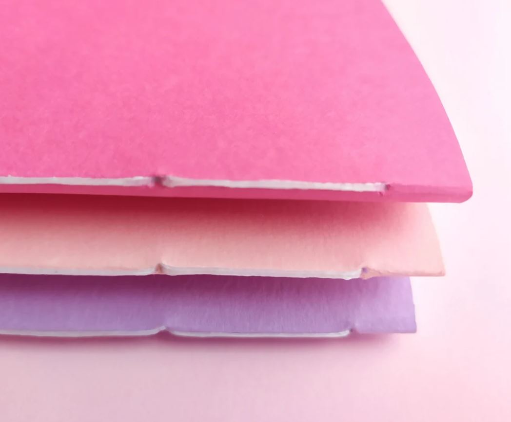 3-Pack Notebook, Hand-stitched Journal Inserts, 60 pages