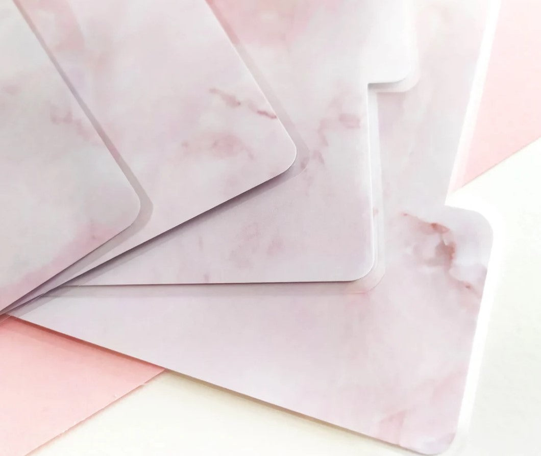 Pink Marbled Laminated Dividers