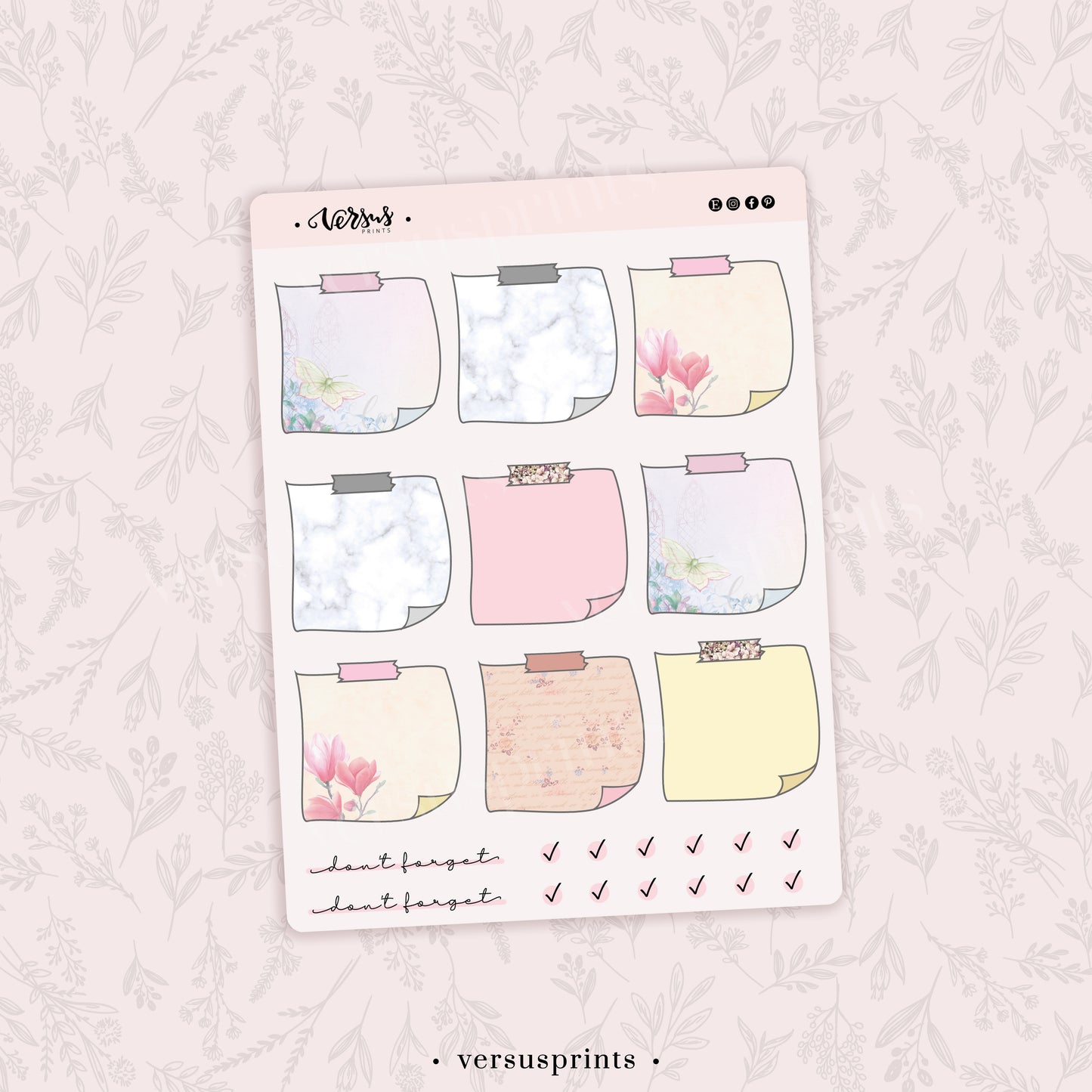 Sticky Notes Stickers