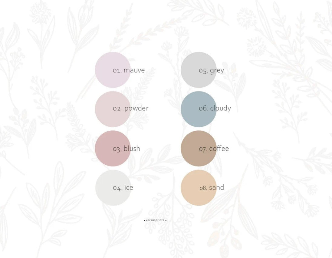 Transparent Drop Stickers, 8 Colors