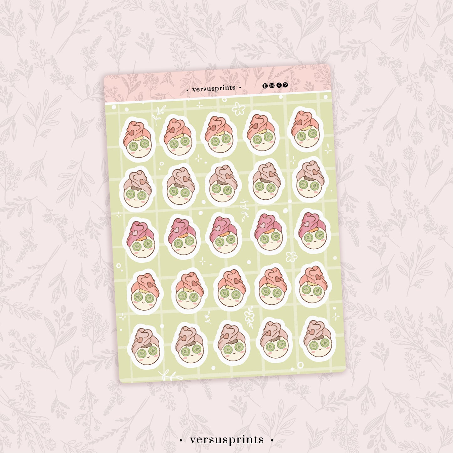 Relax Time Planner Stickers, Me Time Stickers, Doodle Stickers