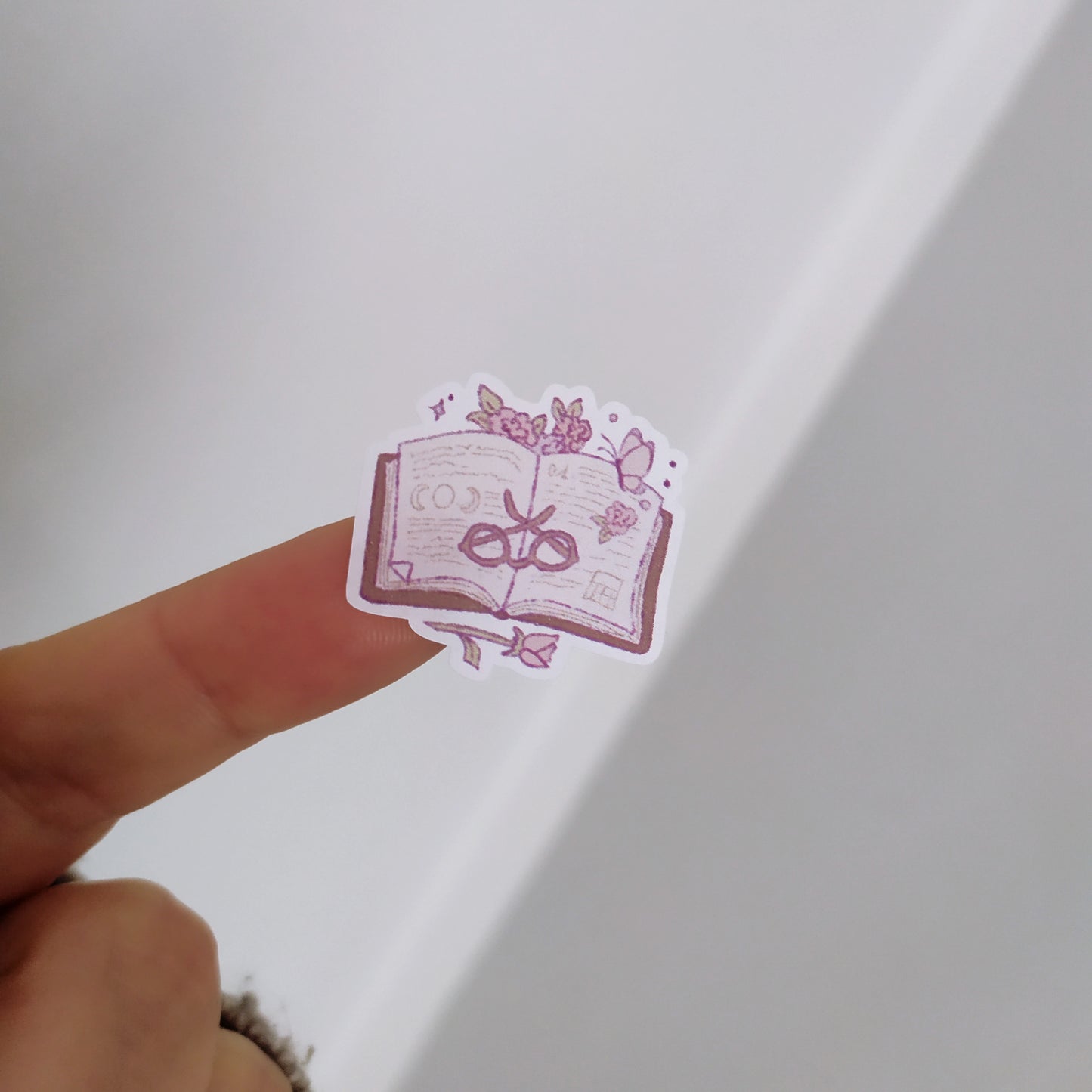 Study Decorative Sticker for Planners, Hand Drawn College Girl Aesthetic Stickers