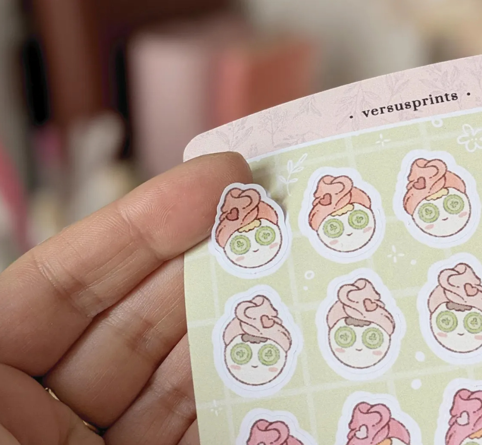 Relax Time Planner Stickers, Me Time Stickers, Doodle Stickers