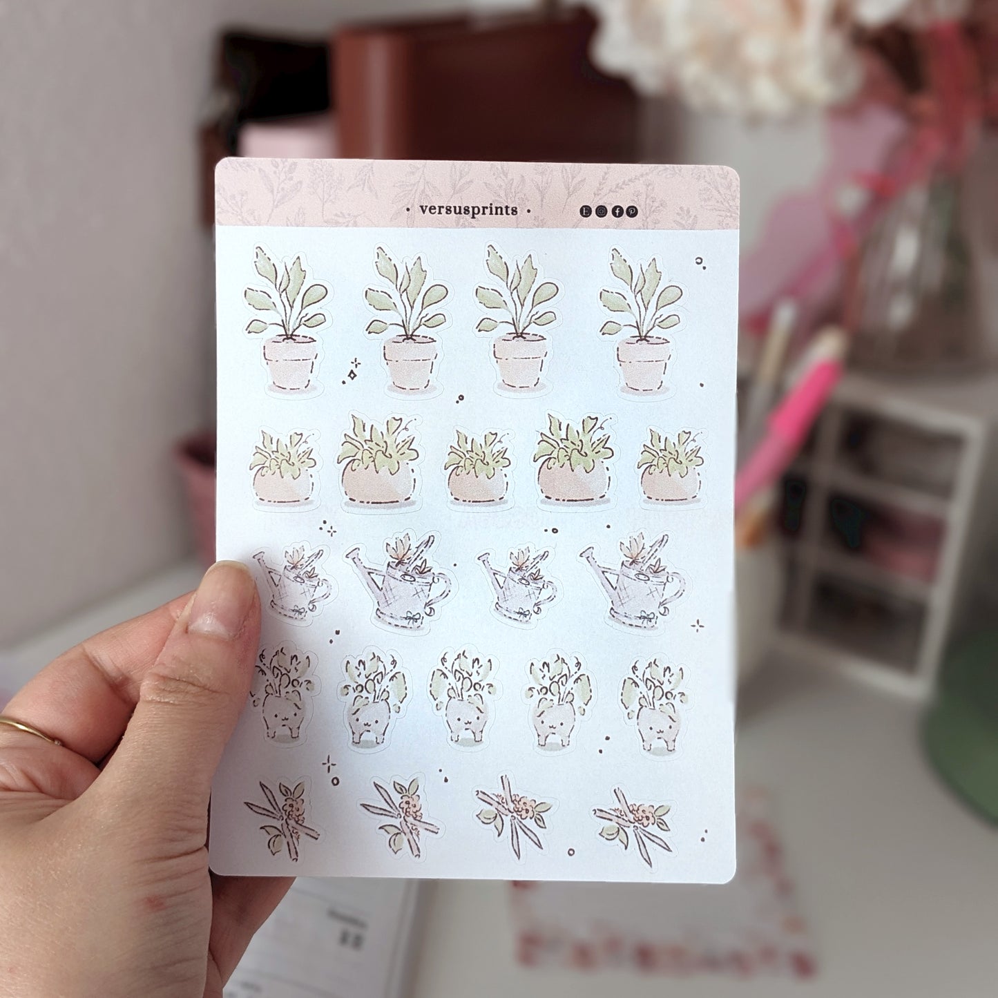 Adesivi decorativi per Planner, Giardinaggio e Piante