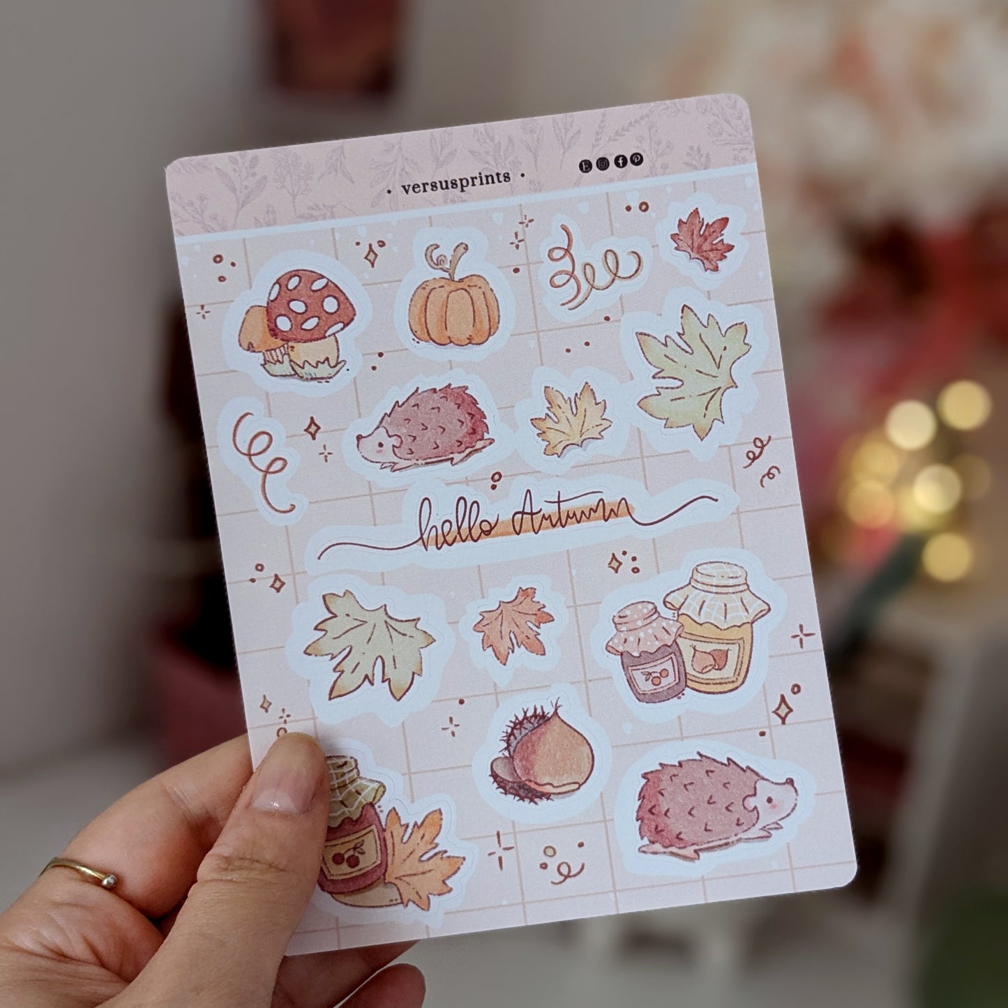 Autumn Planner Sticker Sheet