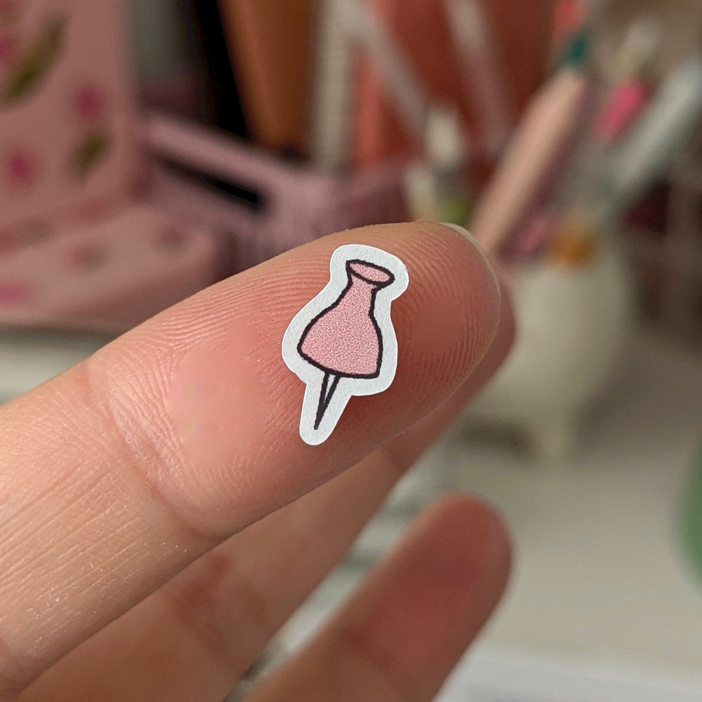 Push Pin Planner Stickers for Memo and Tasks