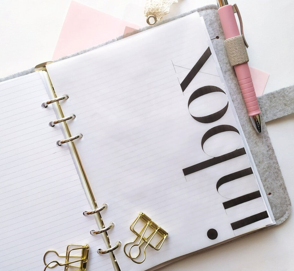 Dashboard INBOX in Carta Vellum Semitrasparente