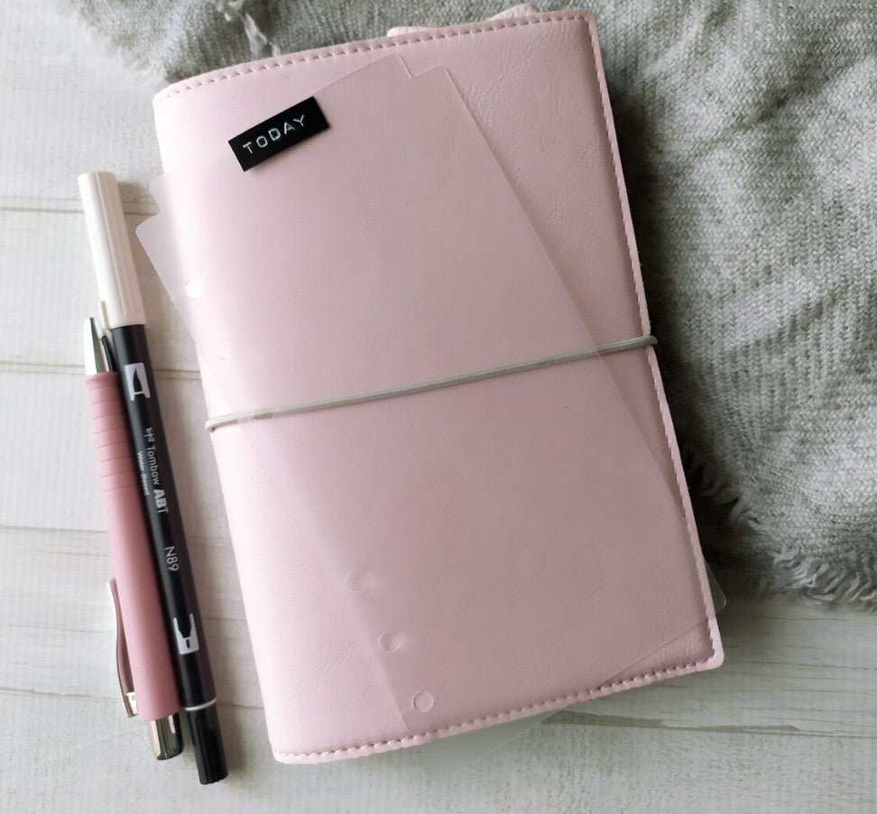 Segnalibro per Planner e Agende in PVC Semitrasparente, Today Goffrato