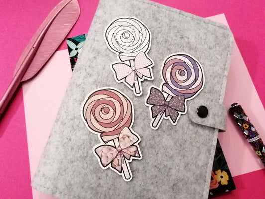 Lollipop Die Cut, Planner Boomark